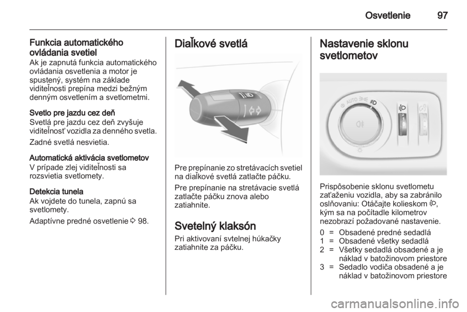 OPEL CORSA 2012  Používateľská príručka (in Slovak) 