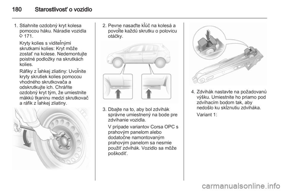 OPEL CORSA 2013.5  Používateľská príručka (in Slovak) 