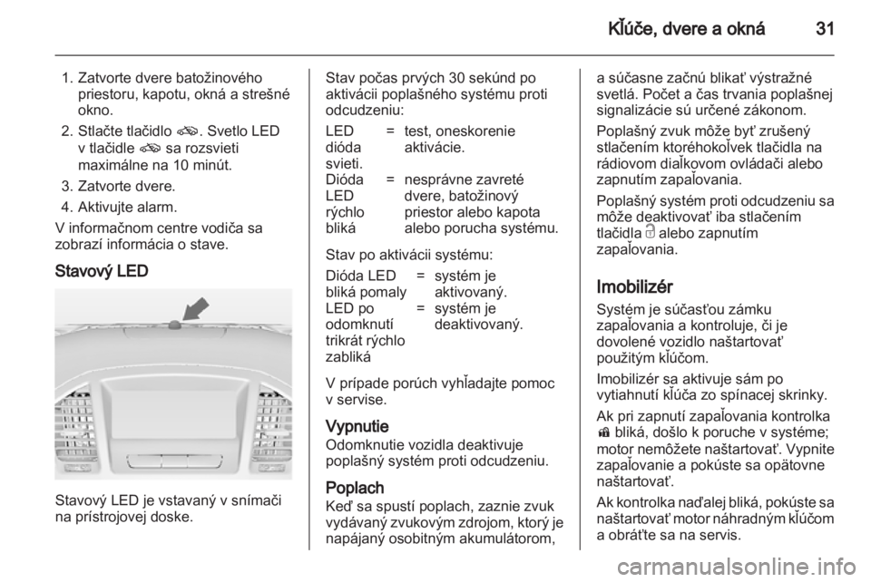 OPEL INSIGNIA 2010.5  Používateľská príručka (in Slovak) 