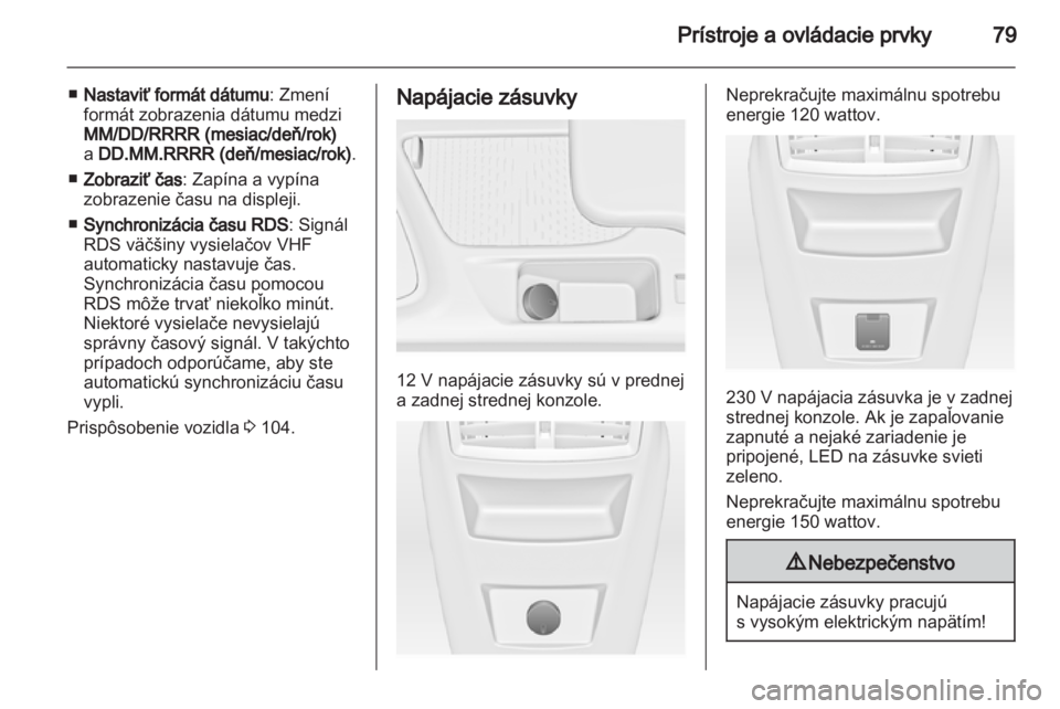 OPEL INSIGNIA 2010.5  Používateľská príručka (in Slovak) 