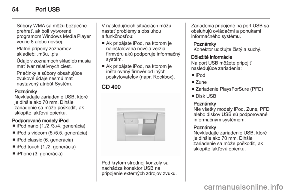 OPEL INSIGNIA 2011  Návod na obsluhu informačného systému (in Slovak) 