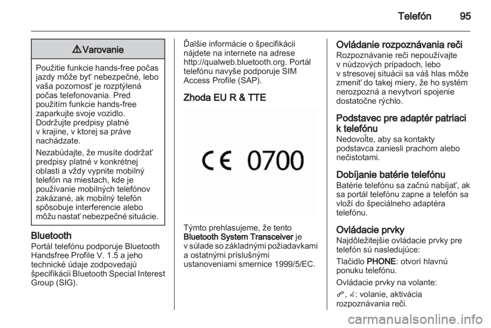 OPEL INSIGNIA 2011  Návod na obsluhu informačného systému (in Slovak) 