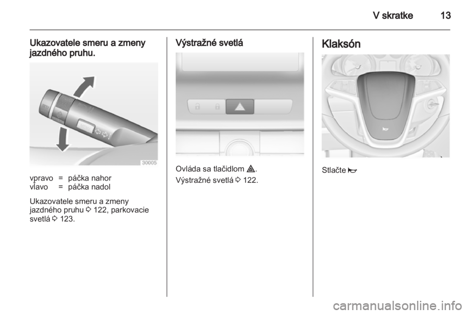 OPEL INSIGNIA 2011.5  Používateľská príručka (in Slovak) 