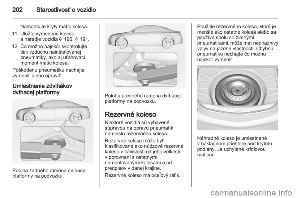 OPEL INSIGNIA 2011.5  Používateľská príručka (in Slovak) 