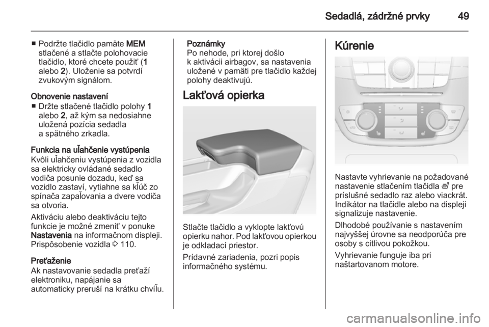 OPEL INSIGNIA 2011.5  Používateľská príručka (in Slovak) 