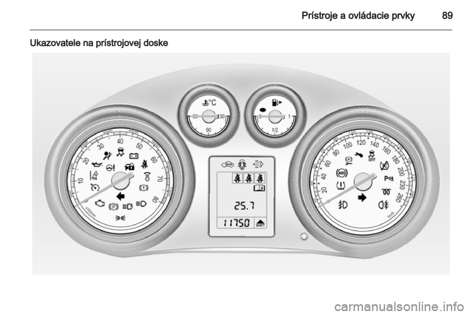 OPEL INSIGNIA 2011.5  Používateľská príručka (in Slovak) 