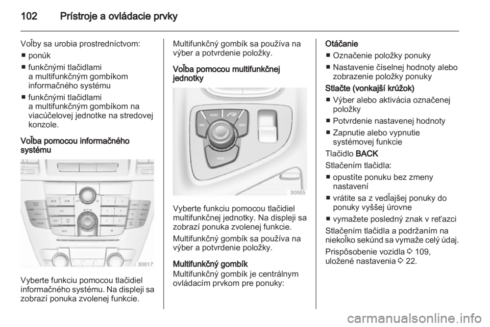 OPEL INSIGNIA 2012  Používateľská príručka (in Slovak) 