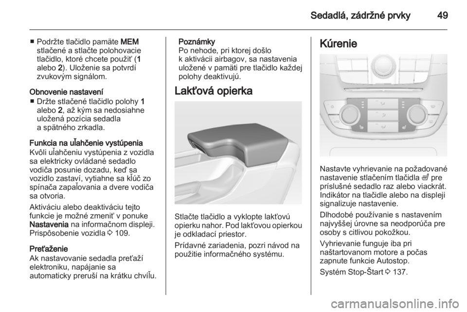 OPEL INSIGNIA 2012  Používateľská príručka (in Slovak) 