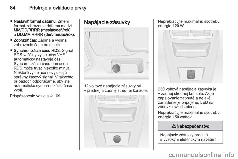 OPEL INSIGNIA 2012  Používateľská príručka (in Slovak) 