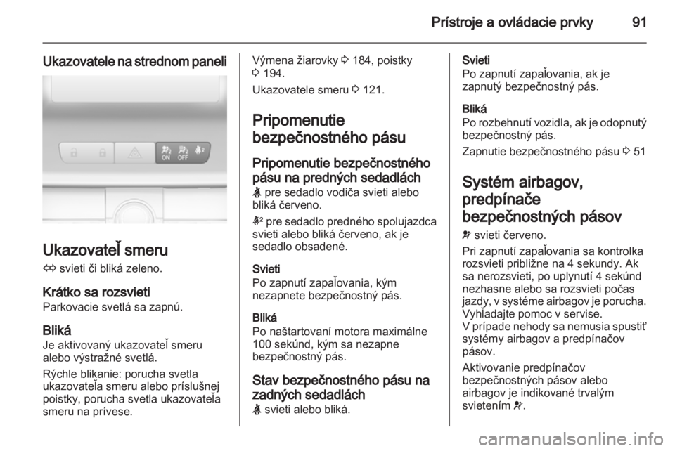 OPEL INSIGNIA 2012  Používateľská príručka (in Slovak) 