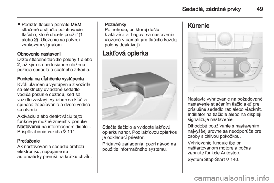 OPEL INSIGNIA 2012.5  Používateľská príručka (in Slovak) 