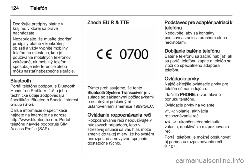 OPEL INSIGNIA 2013.5  Návod na obsluhu informačného systému (in Slovak) 