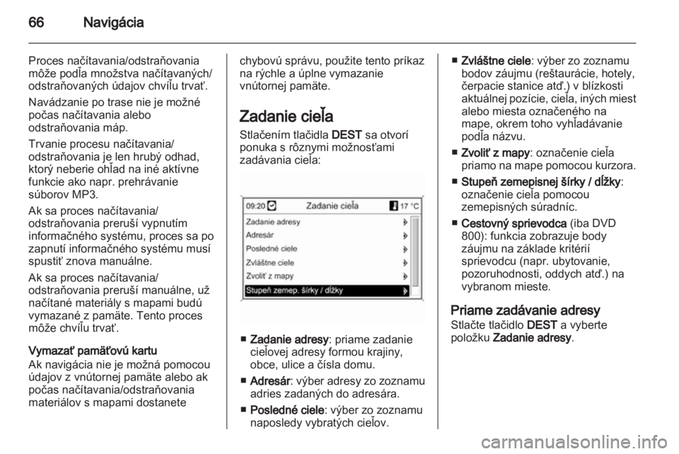 OPEL MERIVA 2011  Návod na obsluhu informačného systému (in Slovak) 