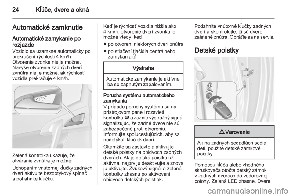 OPEL MERIVA 2011  Používateľská príručka (in Slovak) 