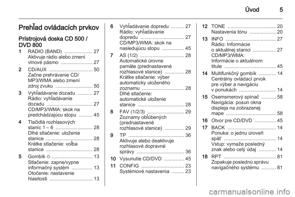 OPEL MERIVA 2011.25  Návod na obsluhu informačného systému (in Slovak) 