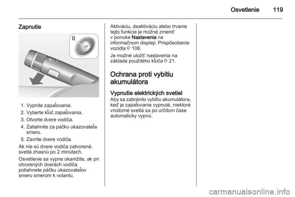 OPEL MERIVA 2011.5  Používateľská príručka (in Slovak) 