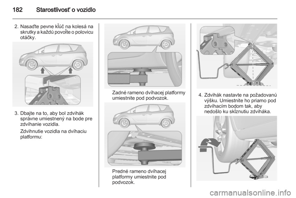 OPEL MERIVA 2011.5  Používateľská príručka (in Slovak) 