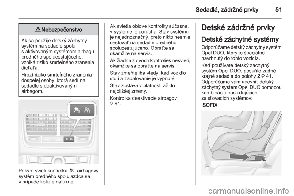 OPEL MERIVA 2011.5  Používateľská príručka (in Slovak) 