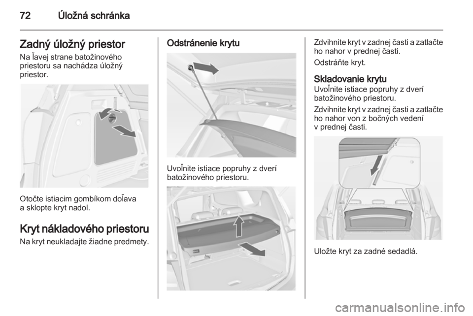 OPEL MERIVA 2011.5  Používateľská príručka (in Slovak) 