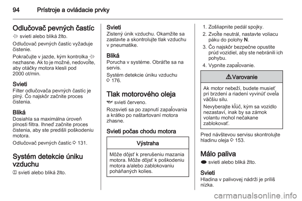 OPEL MERIVA 2011.5  Používateľská príručka (in Slovak) 