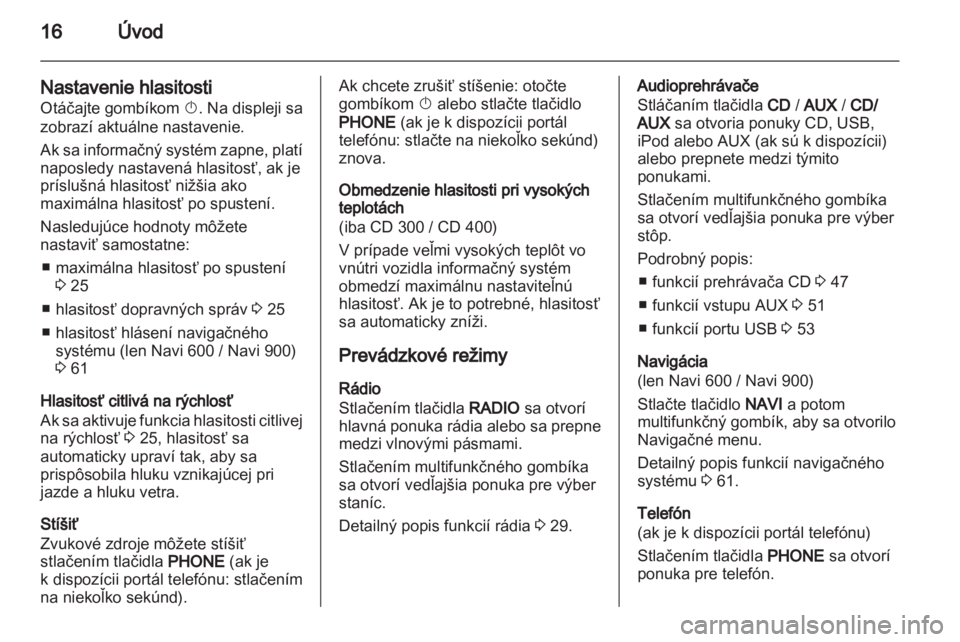 OPEL MERIVA 2012  Návod na obsluhu informačného systému (in Slovak) 