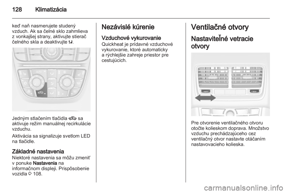 OPEL MERIVA 2012.5  Používateľská príručka (in Slovak) 