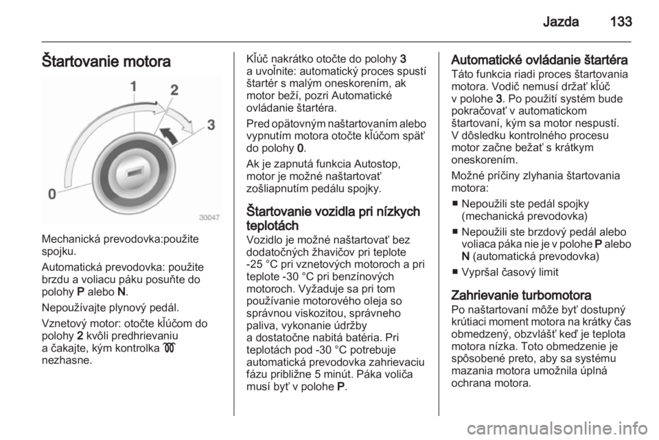 OPEL MERIVA 2012.5  Používateľská príručka (in Slovak) 