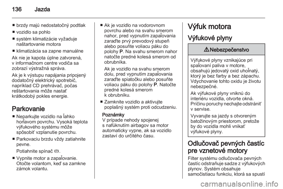 OPEL MERIVA 2012.5  Používateľská príručka (in Slovak) 