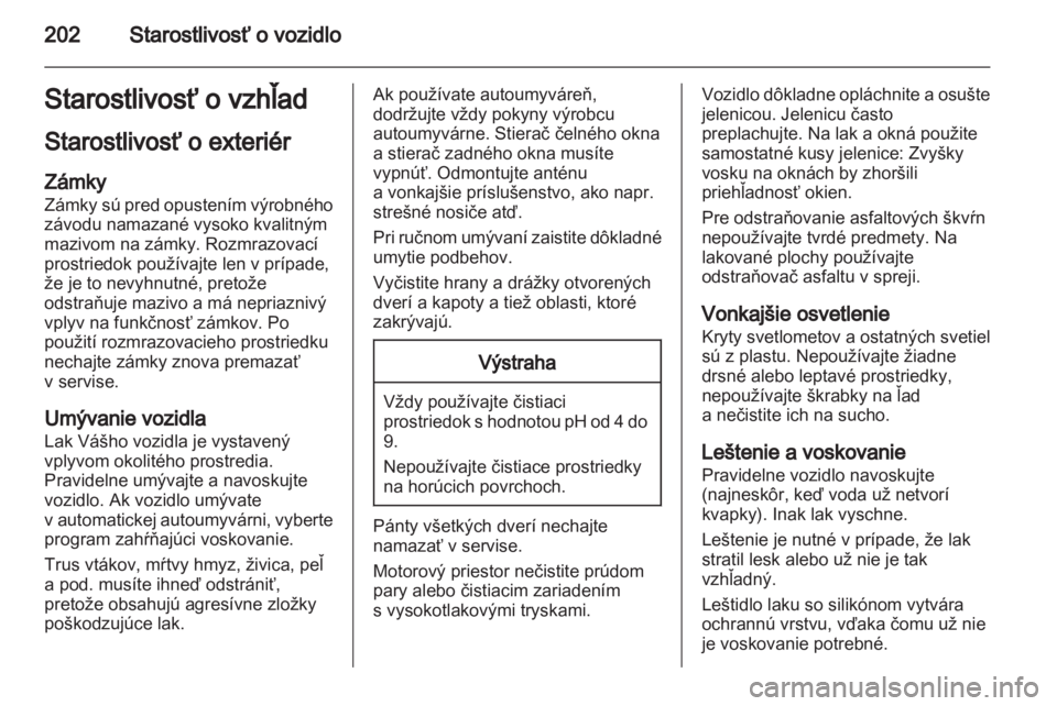 OPEL MERIVA 2012.5  Používateľská príručka (in Slovak) 