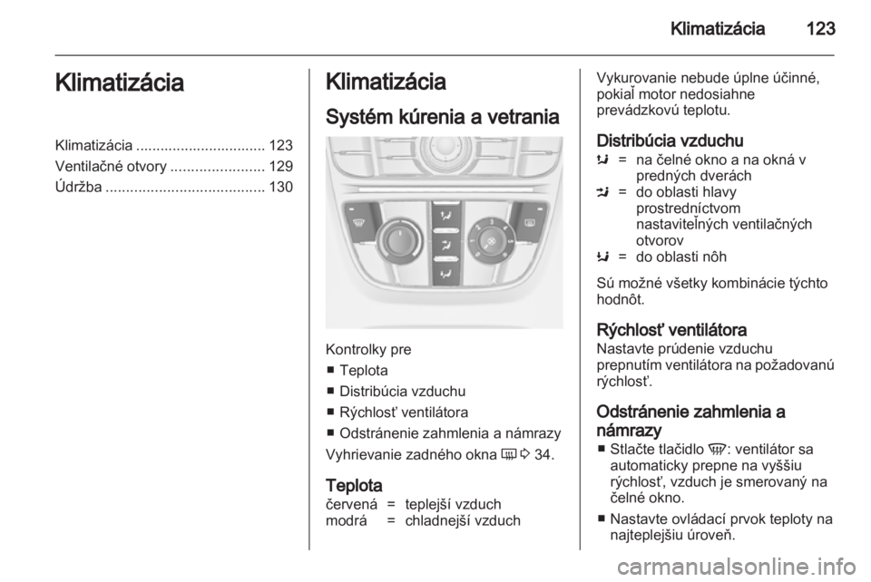 OPEL MERIVA 2013  Používateľská príručka (in Slovak) 