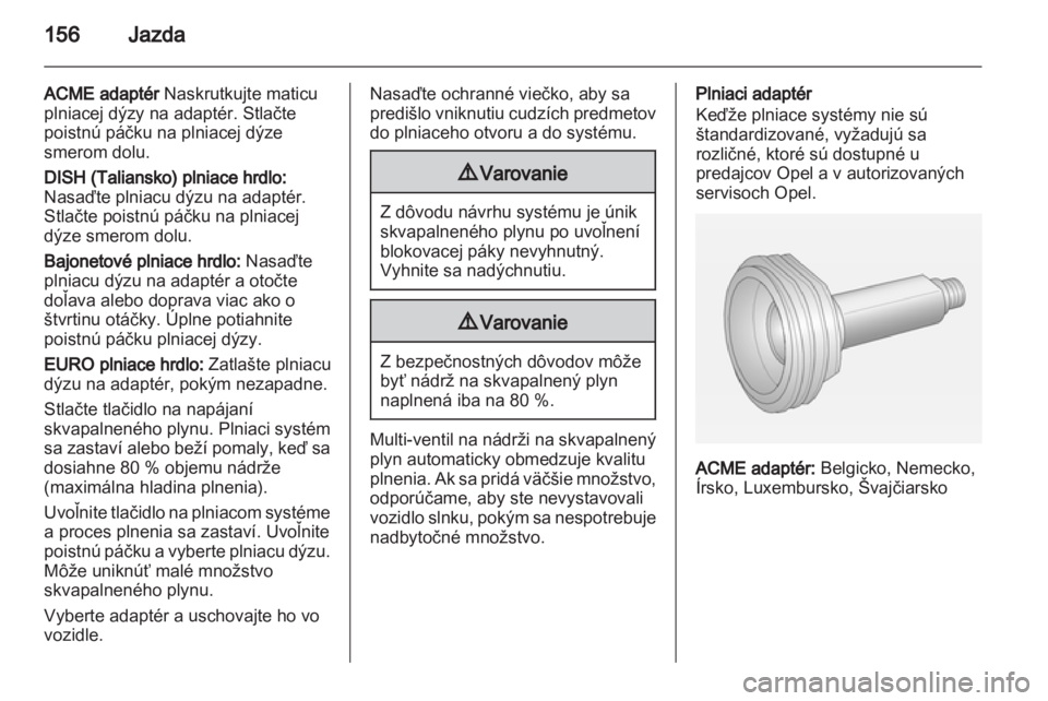 OPEL MERIVA 2013  Používateľská príručka (in Slovak) 