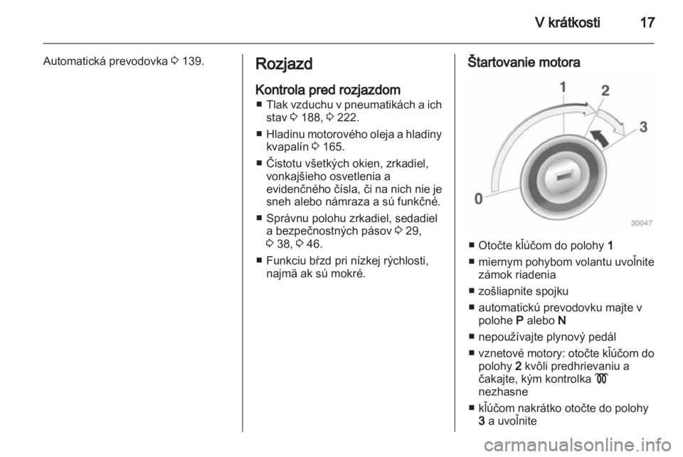 OPEL MERIVA 2013  Používateľská príručka (in Slovak) 