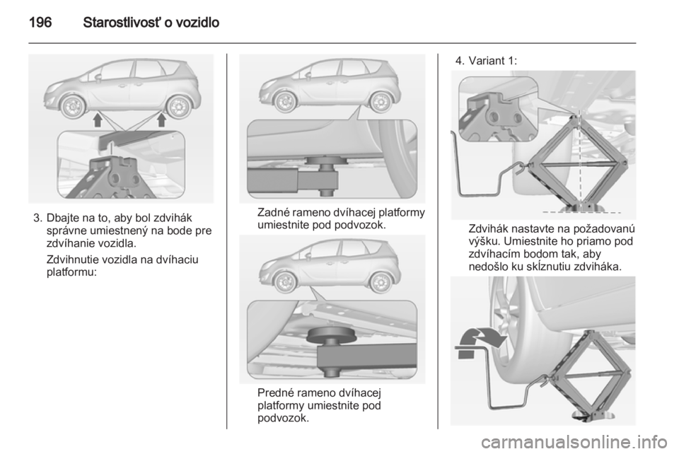 OPEL MERIVA 2013  Používateľská príručka (in Slovak) 