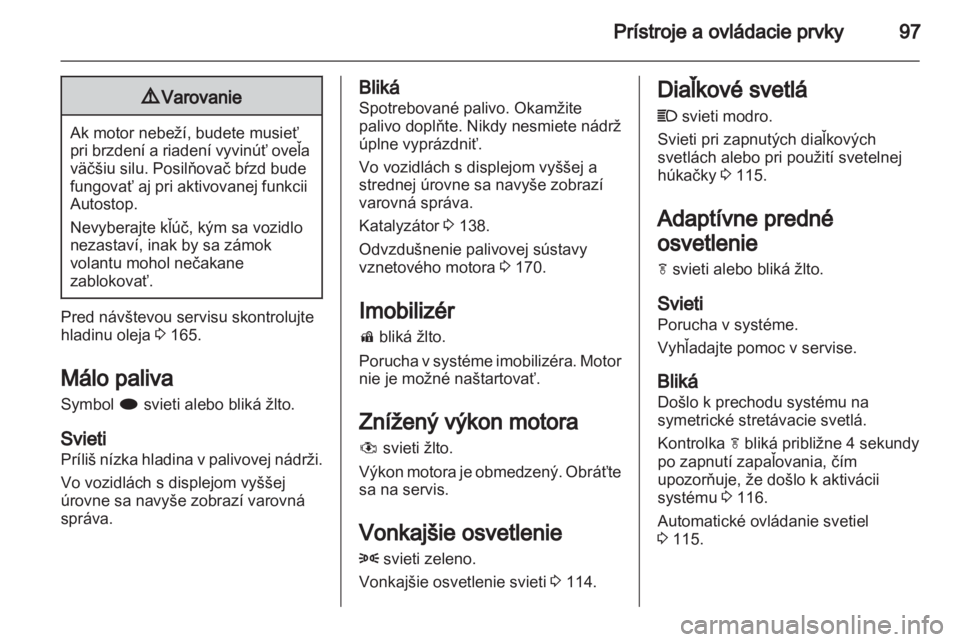 OPEL MERIVA 2013  Používateľská príručka (in Slovak) 