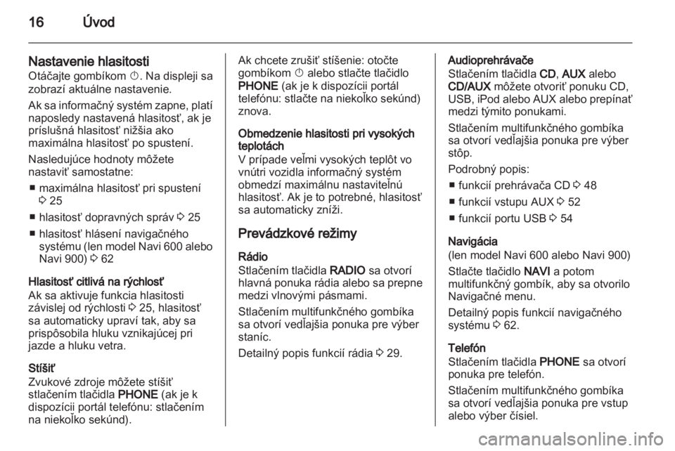 OPEL MERIVA 2013.5  Návod na obsluhu informačného systému (in Slovak) 