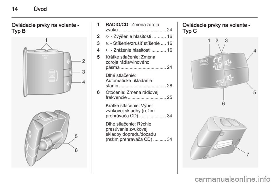 OPEL MOVANO_B 2013.5  Návod na obsluhu informačného systému (in Slovak) 