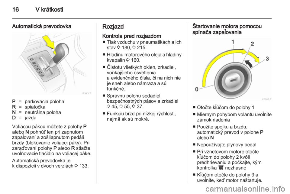 OPEL ZAFIRA 2010.5  Používateľská príručka (in Slovak) 