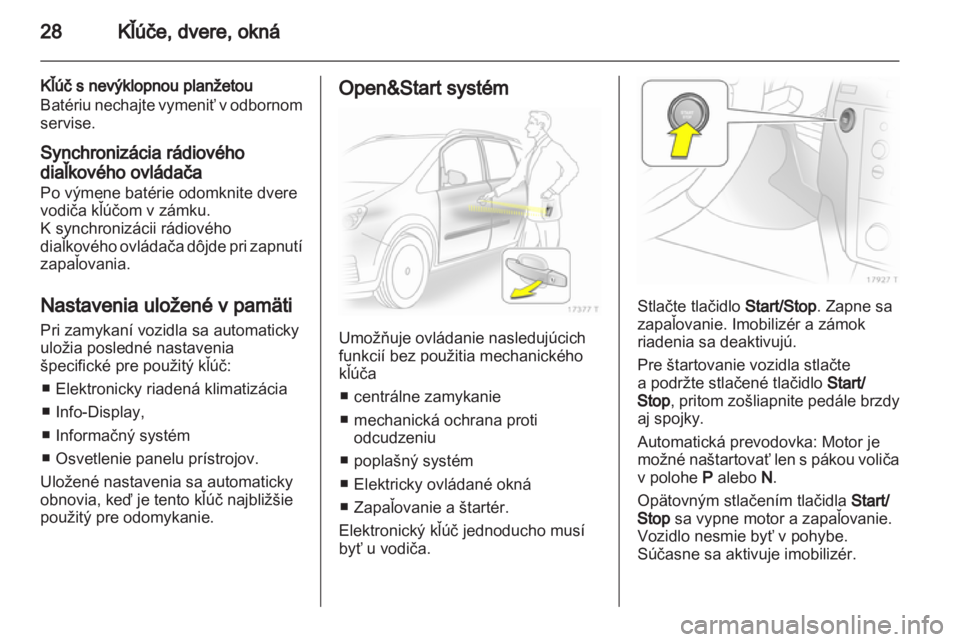 OPEL ZAFIRA 2010.5  Používateľská príručka (in Slovak) 