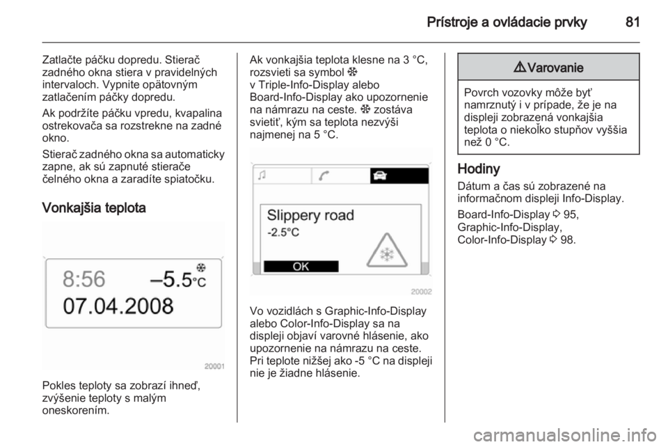 OPEL ZAFIRA 2010.5  Používateľská príručka (in Slovak) 