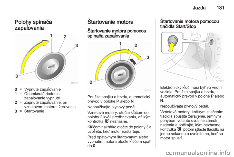 OPEL ZAFIRA 2012  Používateľská príručka (in Slovak) 