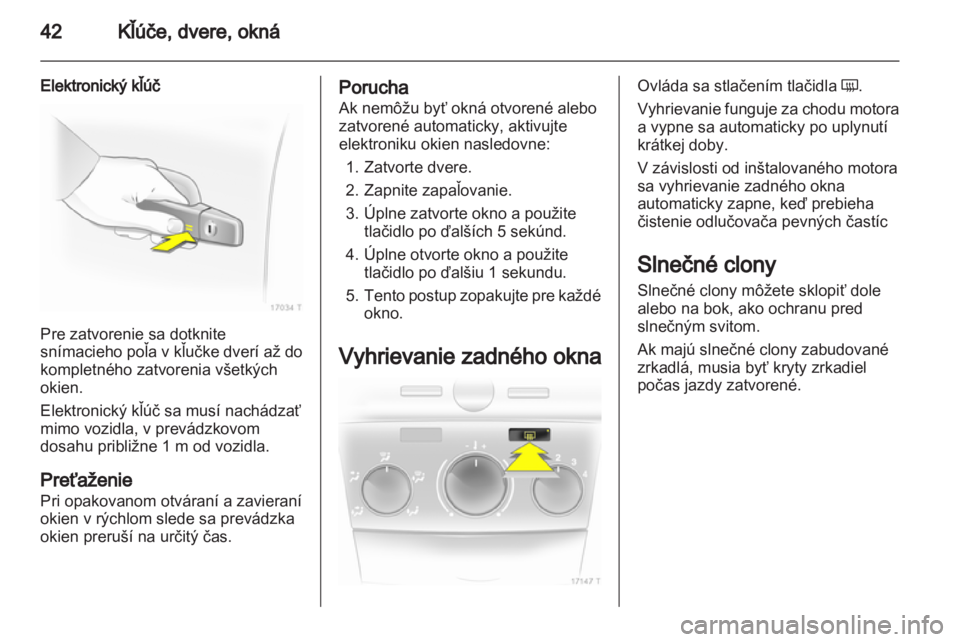 OPEL ZAFIRA 2012  Používateľská príručka (in Slovak) 