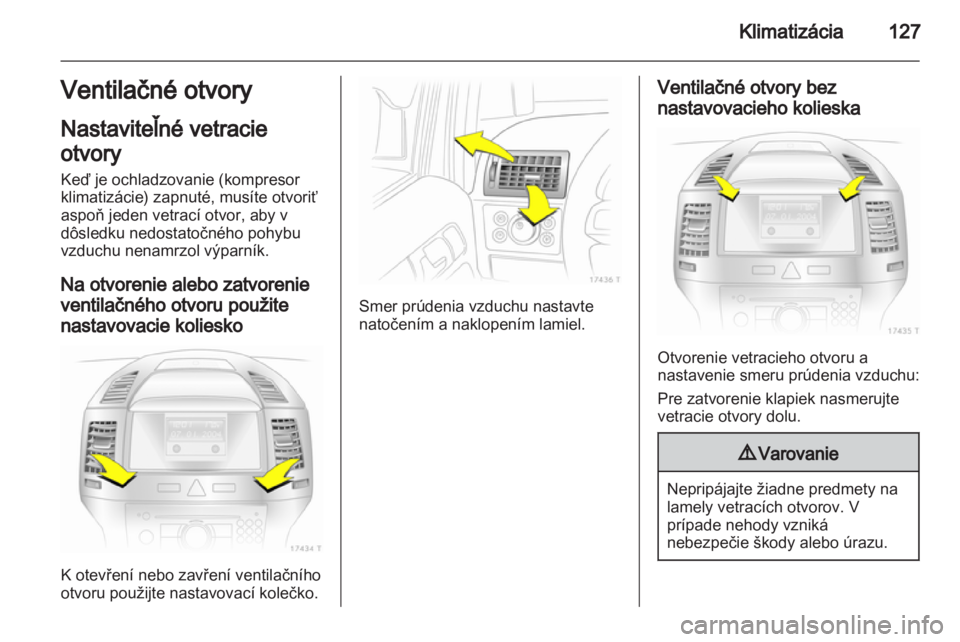 OPEL ZAFIRA 2013  Používateľská príručka (in Slovak) 