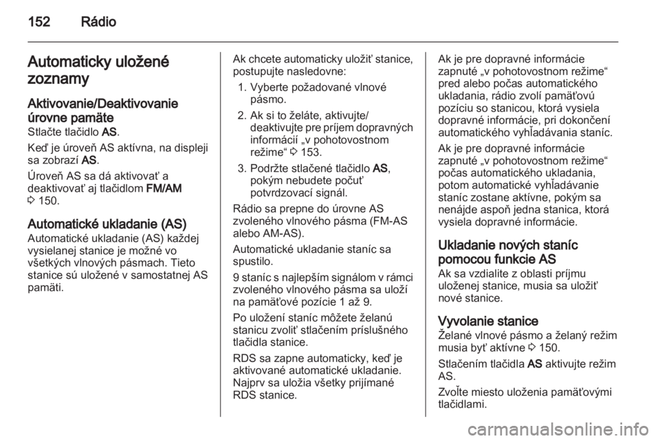 OPEL ZAFIRA B 2014  Návod na obsluhu informačného systému (in Slovak) 
