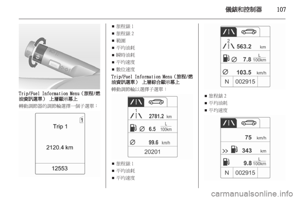 OPEL ZAFIRA TOURER 2012  車主手冊 (in Taiwanese) 