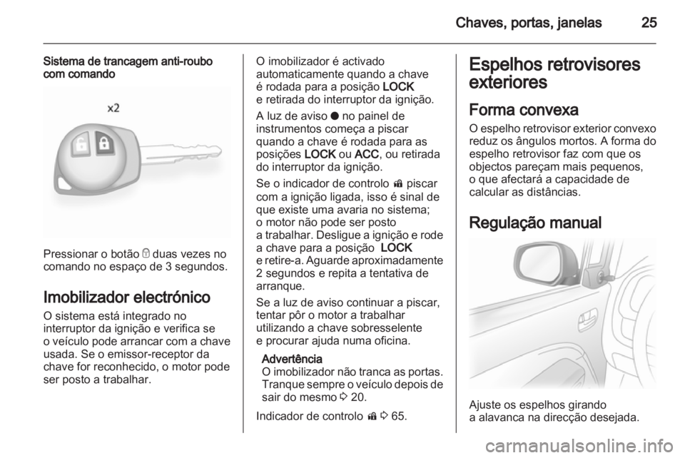 OPEL AGILA 2011  Manual de Instruções (in Portugues) 