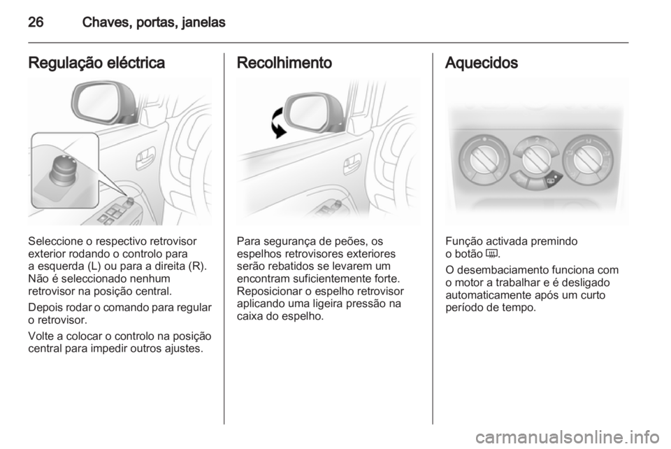 OPEL AGILA 2011  Manual de Instruções (in Portugues) 