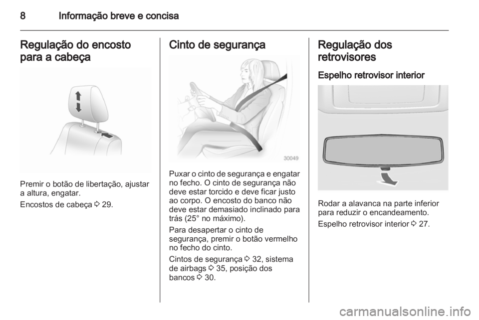 OPEL AGILA 2011  Manual de Instruções (in Portugues) 