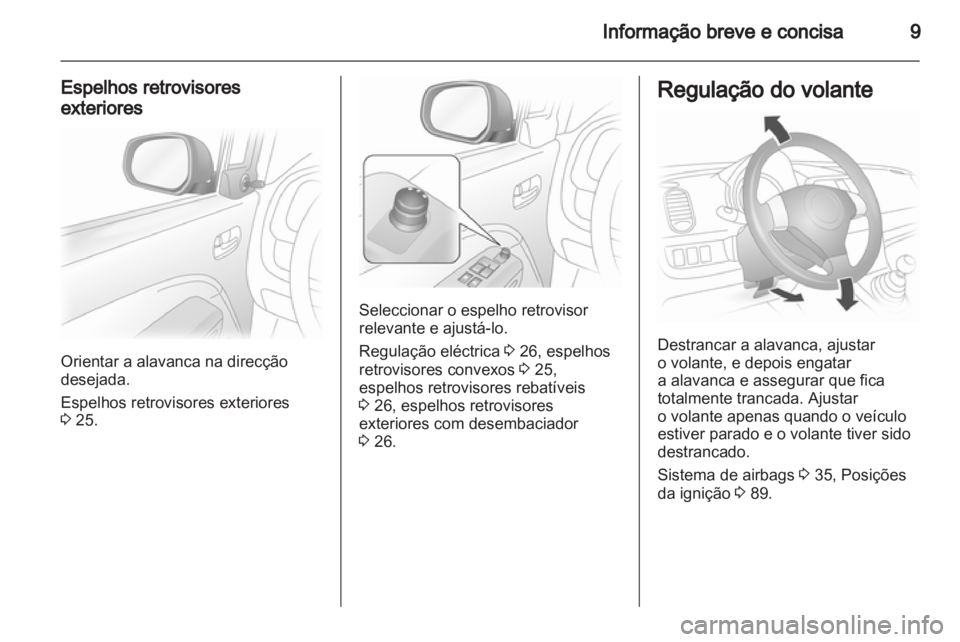 OPEL AGILA 2011  Manual de Instruções (in Portugues) 