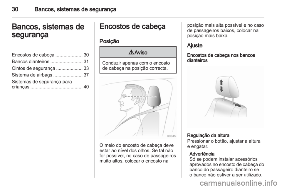 OPEL AGILA 2012  Manual de Instruções (in Portugues) 