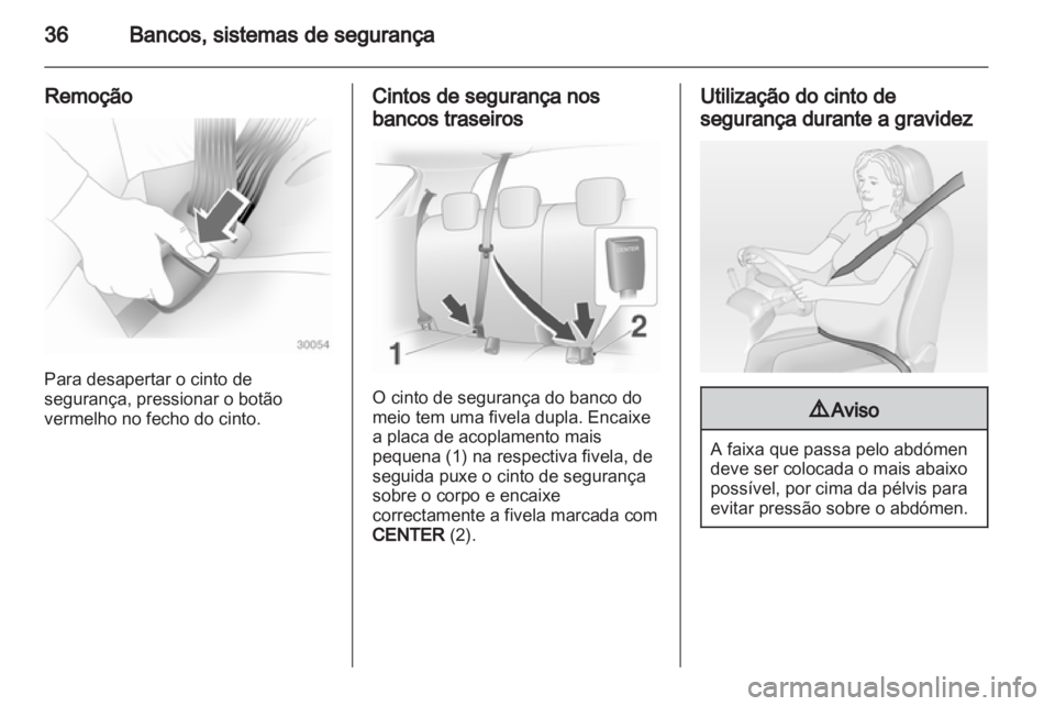 OPEL AGILA 2012  Manual de Instruções (in Portugues) 